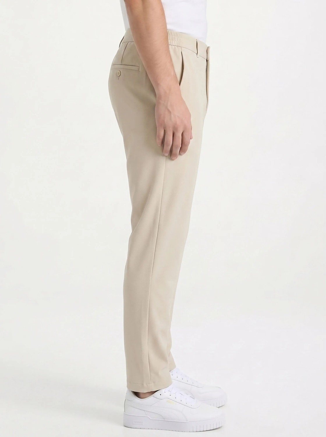 Etikmen Spor Klasik Siyah Kolay Ütülenebilir Easy Iron Erkek Pantolon görsel 3