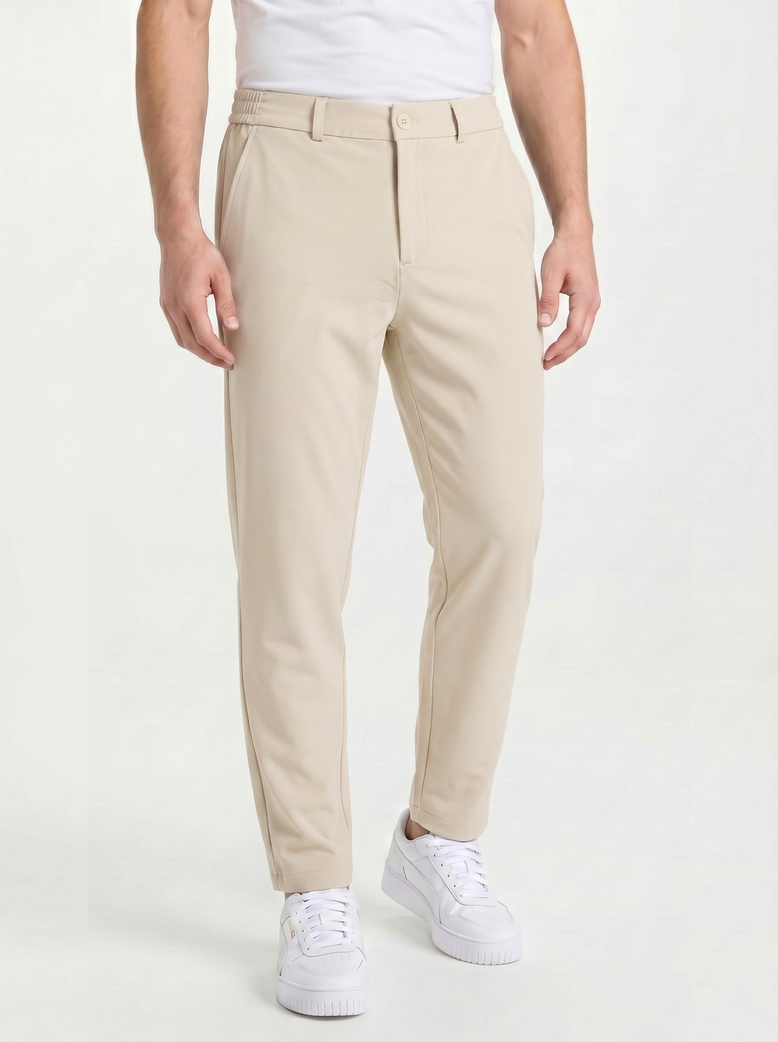 Etikmen Spor Klasik Siyah Kolay Ütülenebilir Easy Iron Erkek Pantolon görsel 4