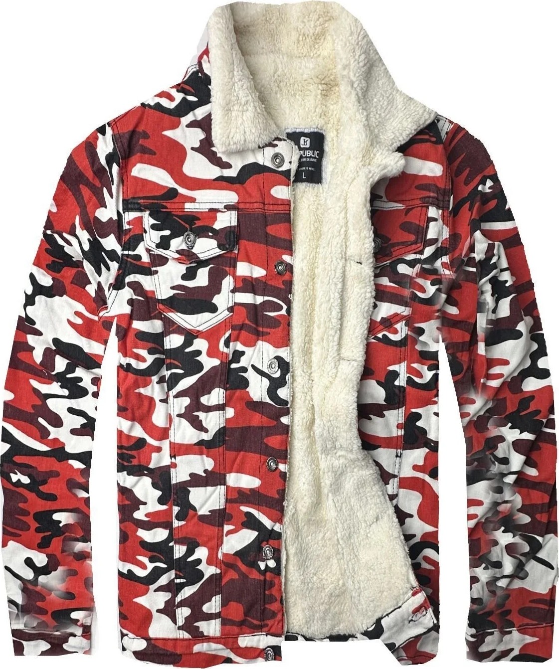 Alaska The Last Frontier R.lion Slim Fit Kürklü Kot Mont Premium Denim --haki-- görsel 2