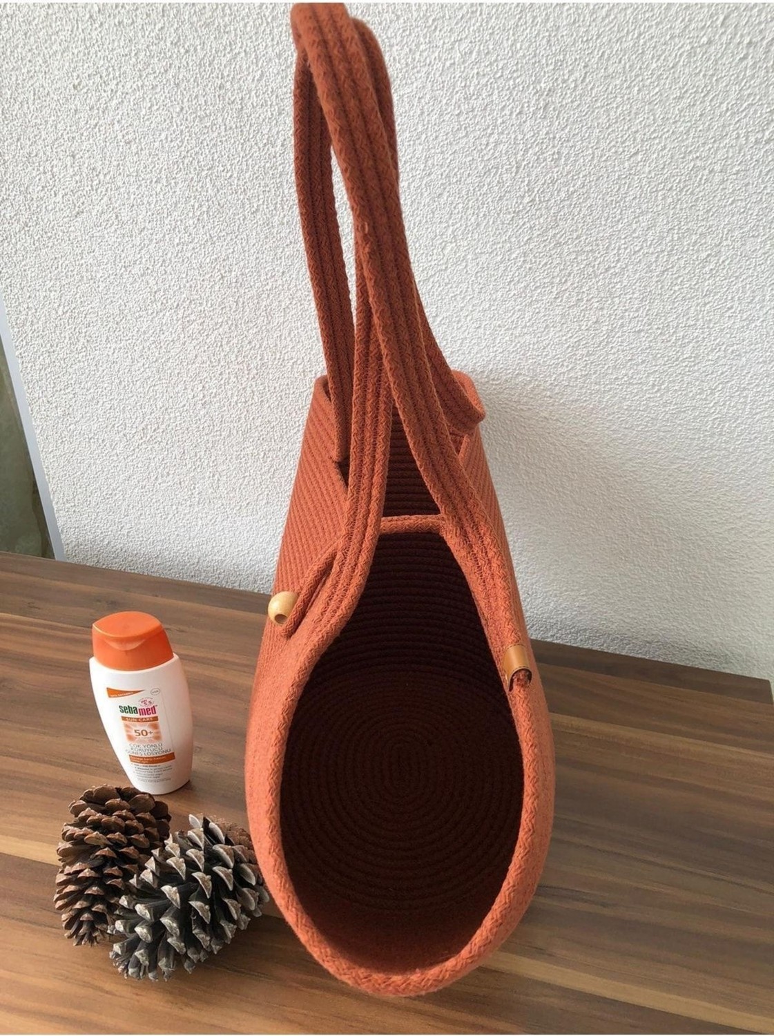 Naspar El Yapımı Plaj / Günlük Kol Çantası görsel 4