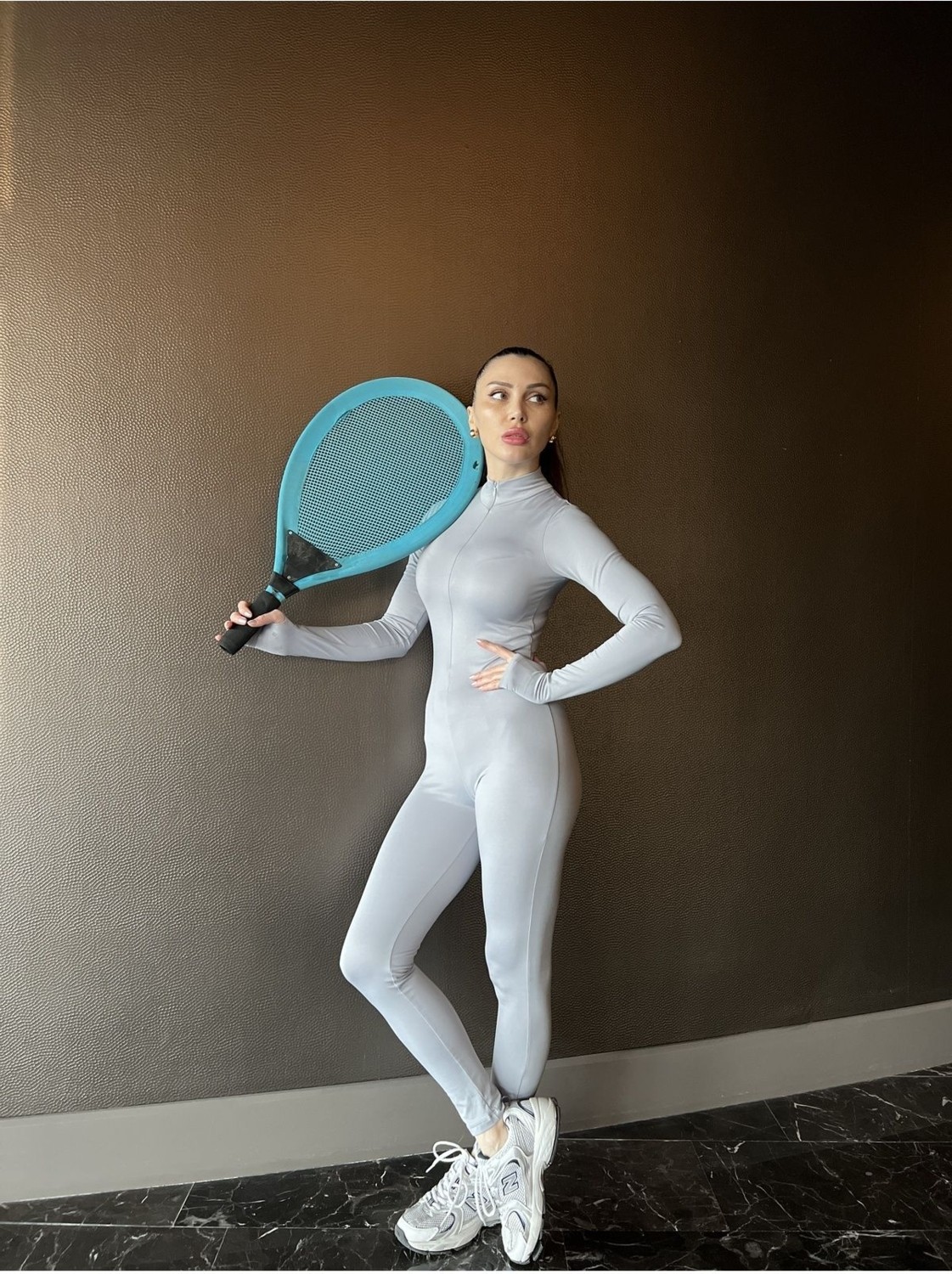 Maison La Femme Vücuda Oturan Performans Tulumu görsel 7