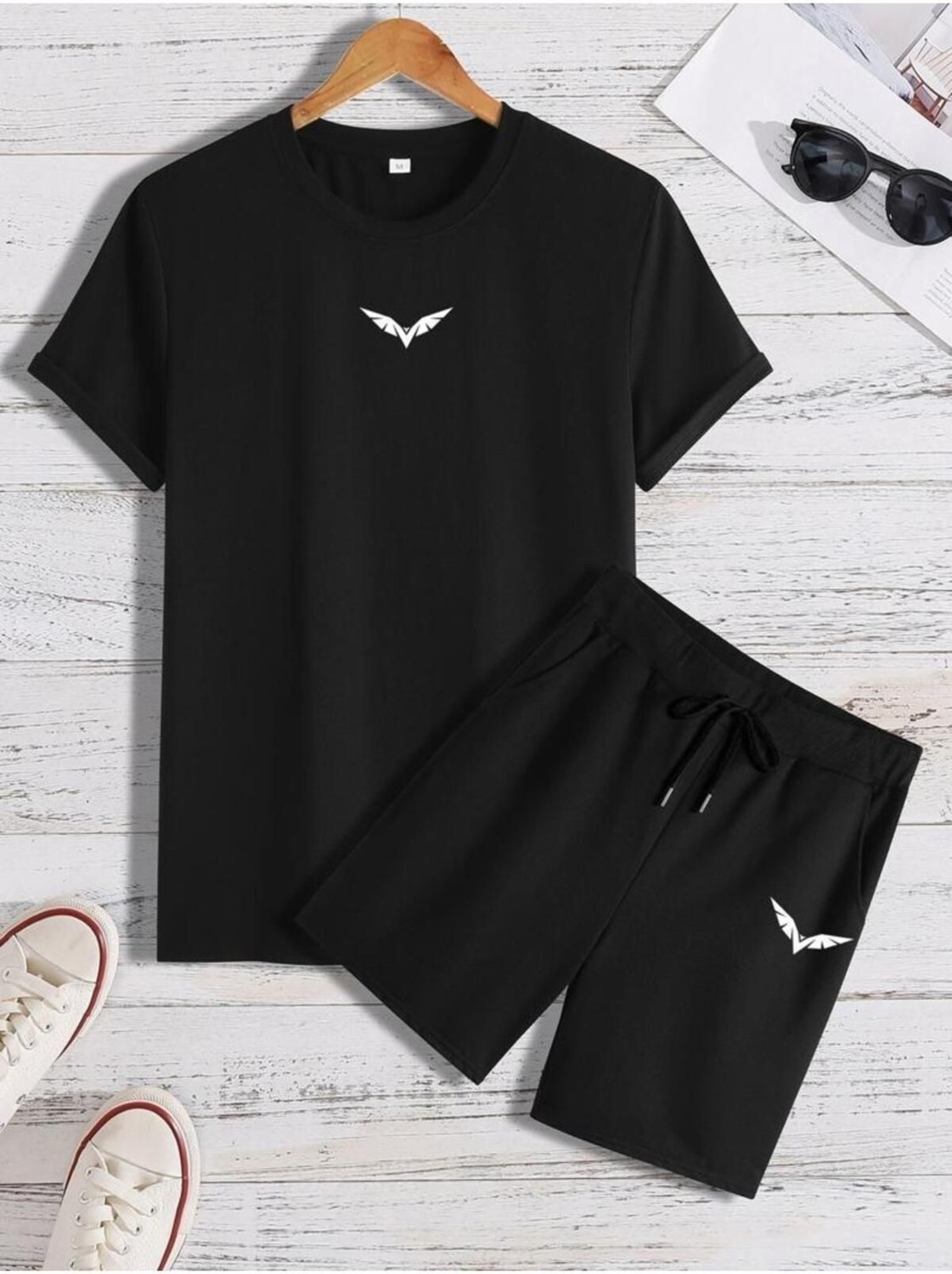 Yoho Sport Unısex Corvet Baskılı Tişört Şort Takımı