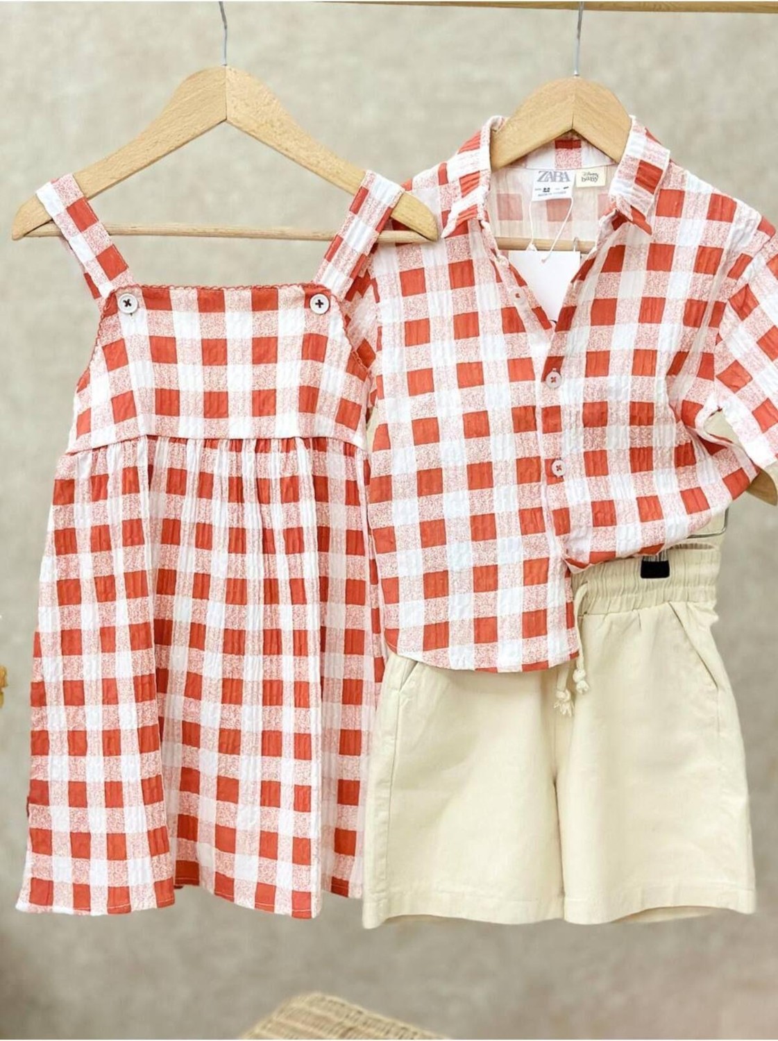 2kids2mom Erkek Çocuk Müslin Pötikare Gömlek ve Şort Alt Üst Takım (2-8 Yaş) görsel 3