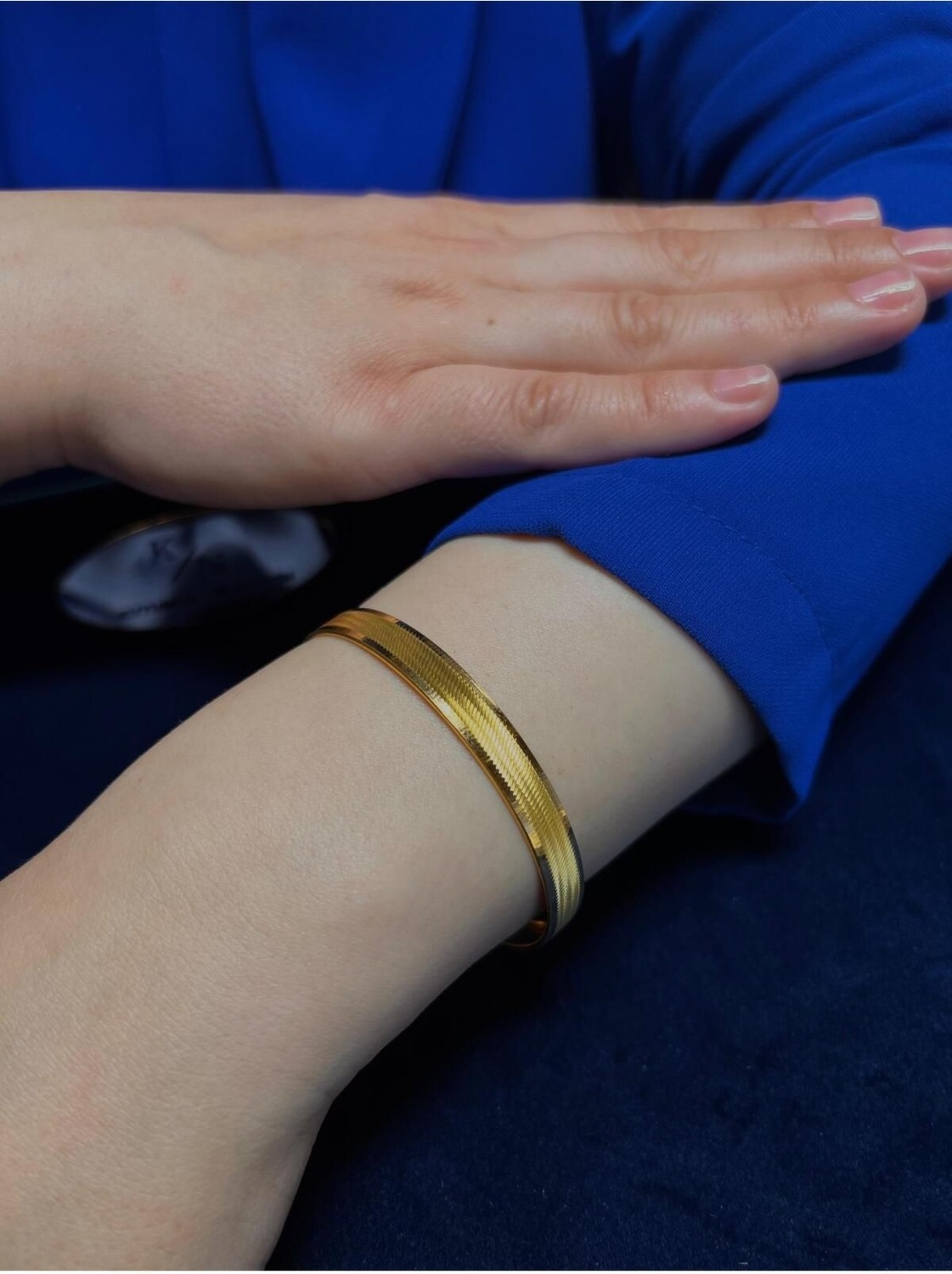 Kuyumcu Nurettin 6 gr (GRAM) Trabzon Şarnel Bilezik 22 Ayar Altın Yatırımlık Işçiliksiz (6.2)