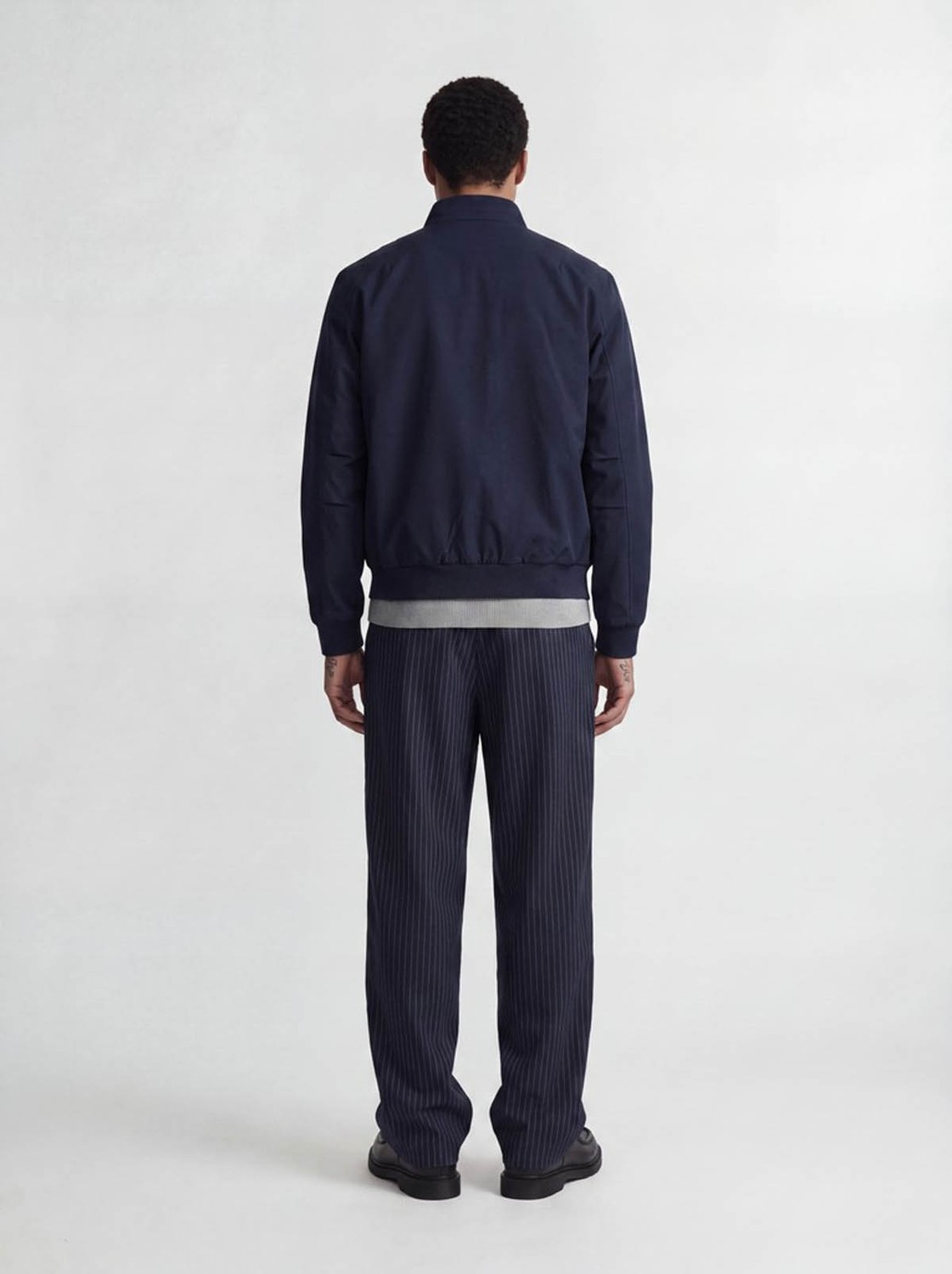Jack & Jones Jjebrooklyn Bomber Sn Lacivert Erkek Ceket 12298825 görsel 4
