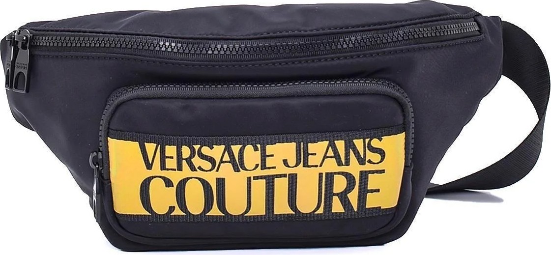 Versace Jeans Couture Siyah - Altın Erkek 35X15X9 cm Bel Çantası 75YA4B98 görsel 2