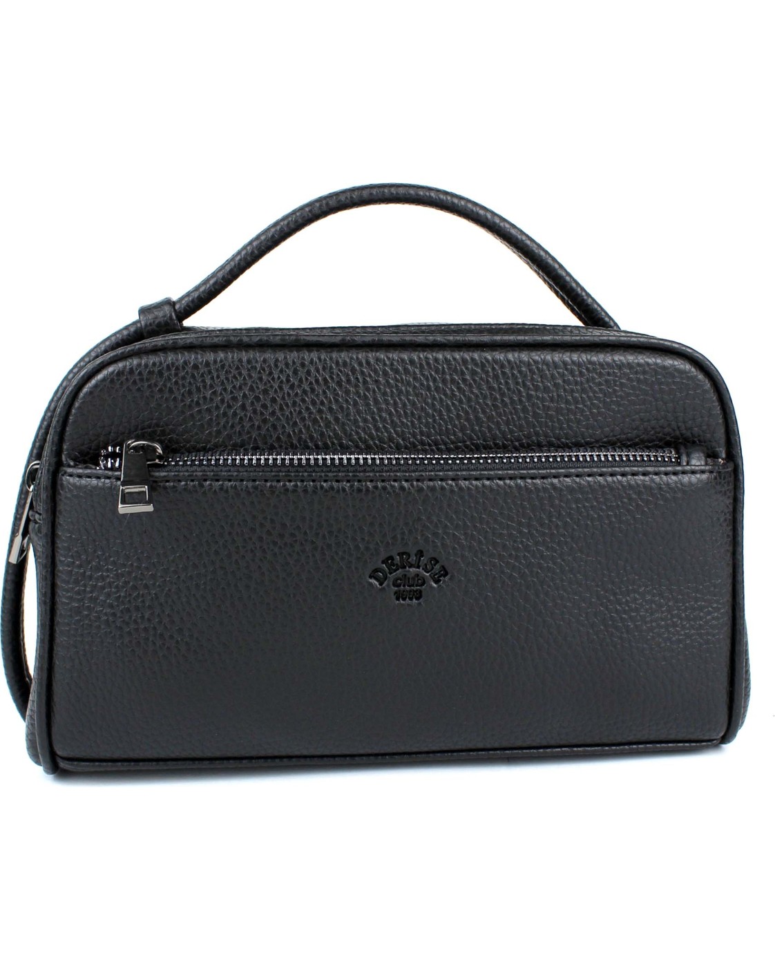 Derise Club Erkek Kahverengi El Çantası Portföy Çanta Iki Bölmeli El Çantası Clutch Çanta görsel 3