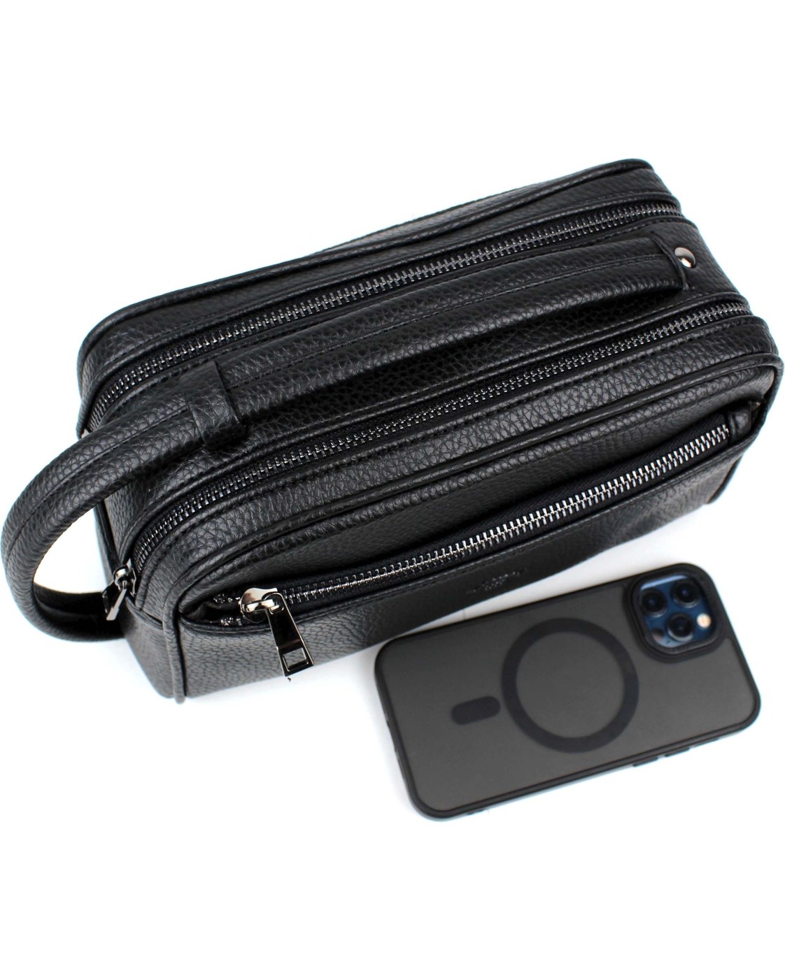 Derise Club Erkek Kahverengi El Çantası Portföy Çanta Iki Bölmeli El Çantası Clutch Çanta görsel 6