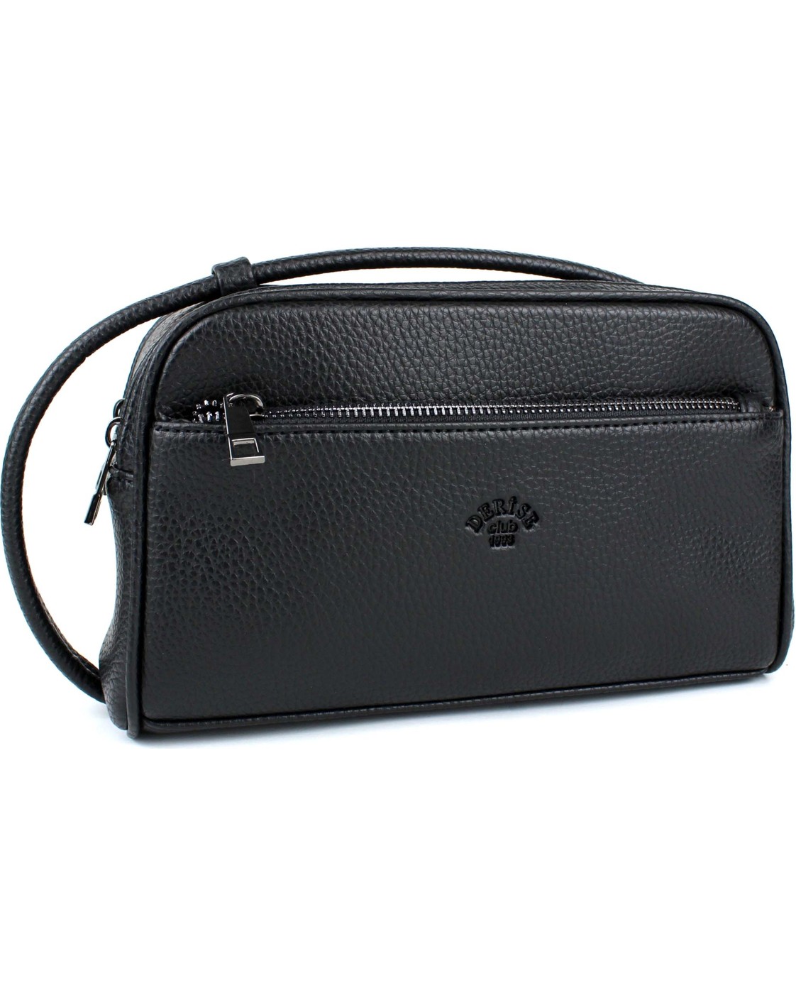 Derise Club Erkek Kahverengi El Çantası Portföy Çanta Iki Bölmeli El Çantası Clutch Çanta görsel 2
