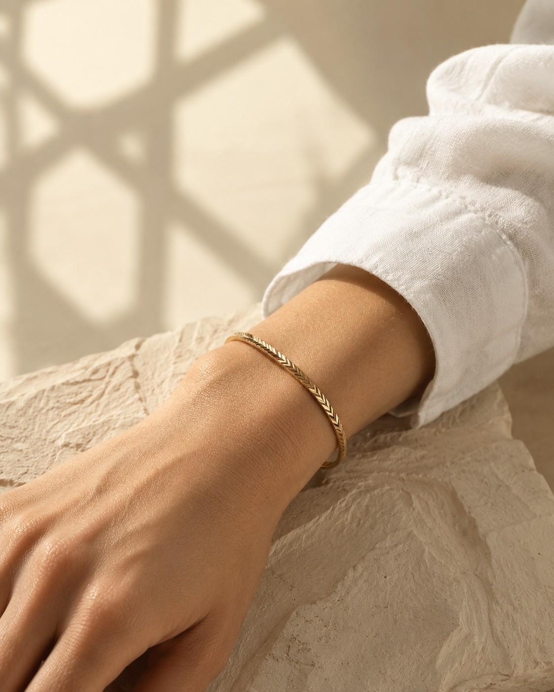 Sarezza Gold 22 Ayar Başak Model Ajda Bilezik 10 gr