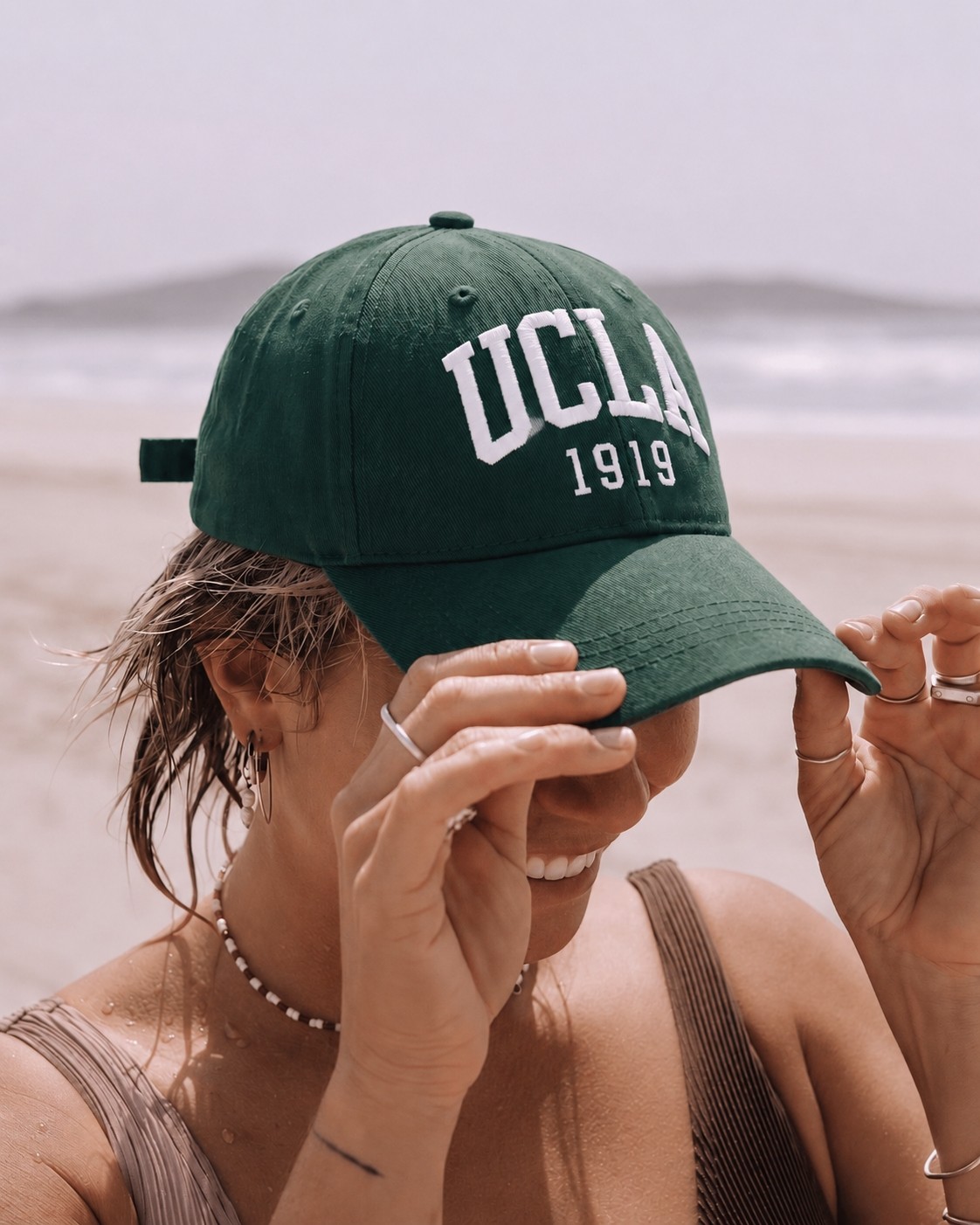 Ucla Ballard Sarı Baseball Cap Nakışlı - Unisex Şapka görsel 8