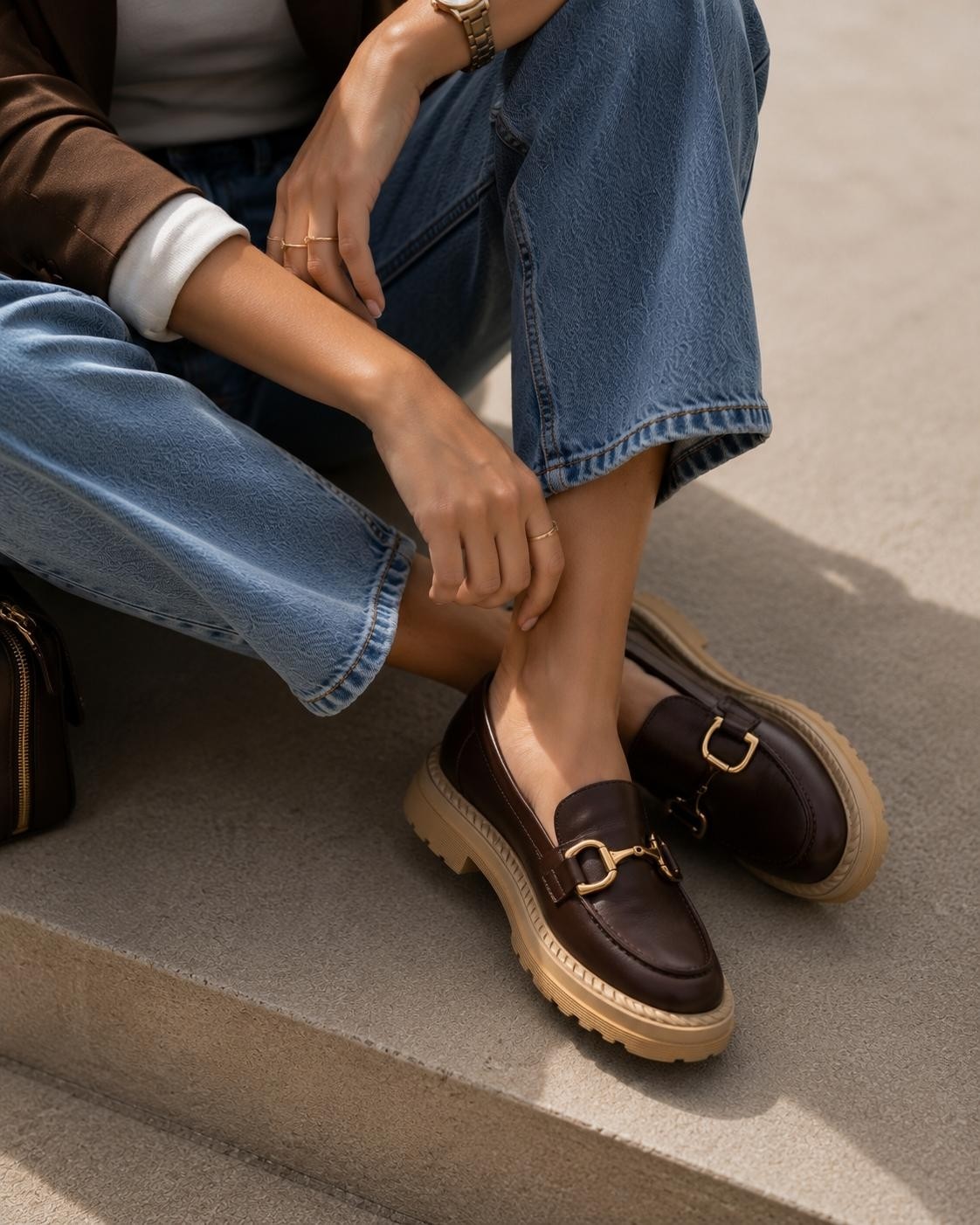 Butik Noble Shoes Hakiki Deri Kadın Loafer Ayakkabı