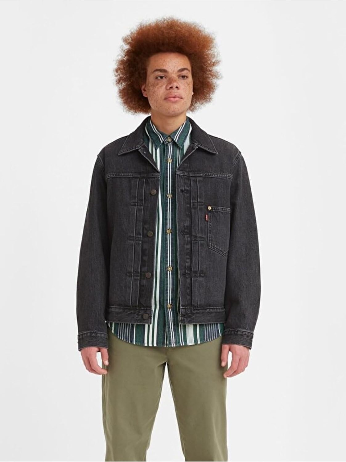 Ayrex Levi's Type I Trucker Ceket - Black Stonewash