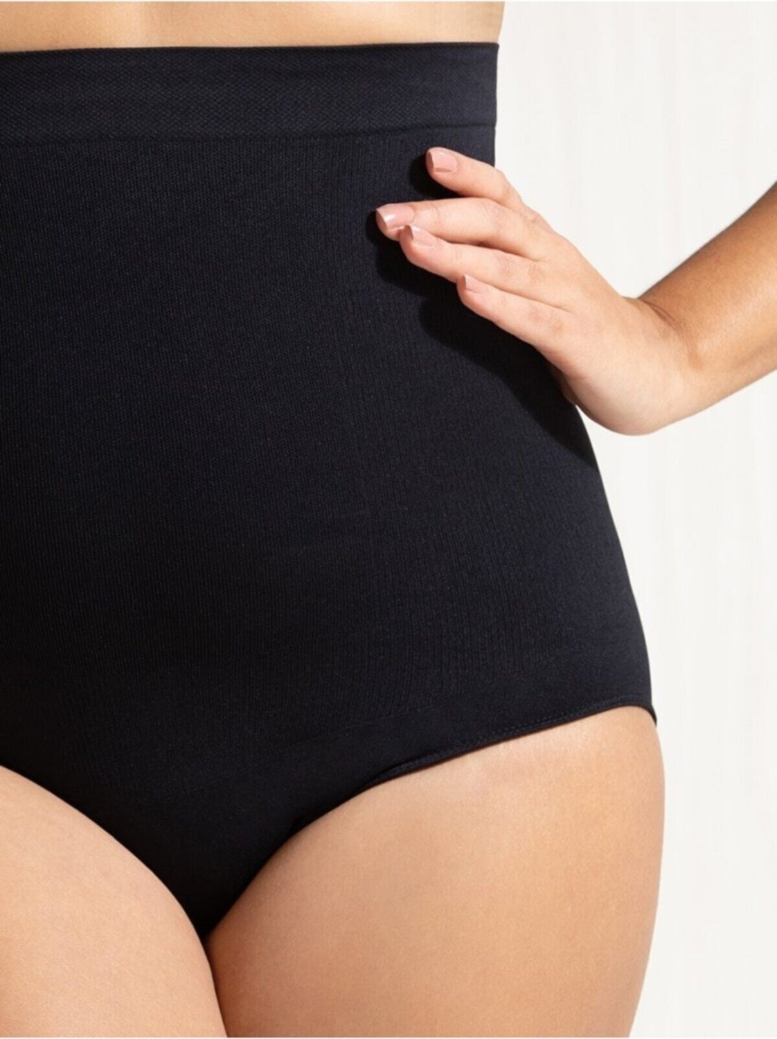 Mediterian Yüksek Bel Toparlayıcı Slip, Siyah, Poliamid Karışımlı, Kalıp: Slip görsel 2