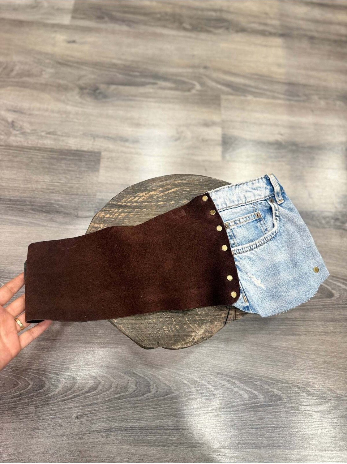Yılday Gür Butik Wildhorse Denim & Hakiki Deri El Yapımı Western Kemer görsel 5