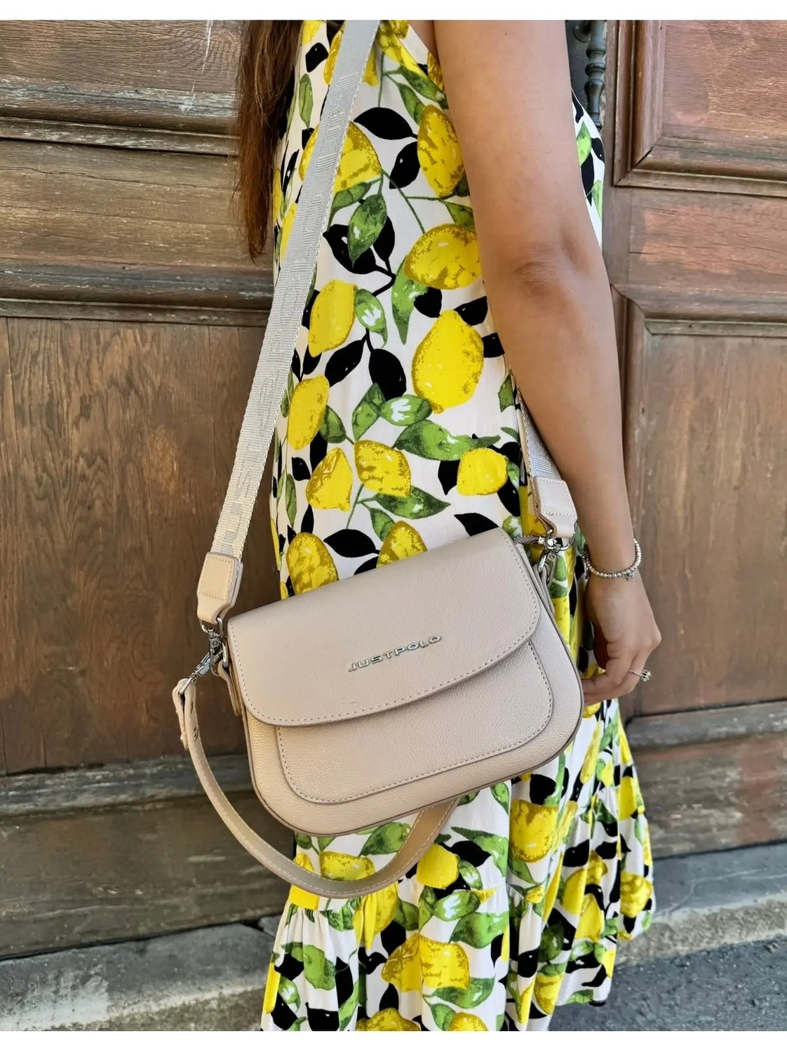 Just Polo Kadın Orta Boy Ayarlanabilir Çapraz Askılı Günlük Kullanıma Uygun El & Omuz Çantası Shoulder Bag görsel 2