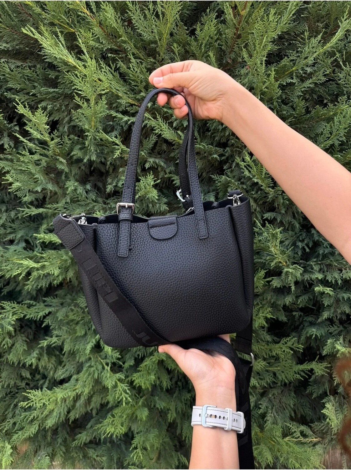 Just Polo Günlük Kombinlere Uygun Kadın Orta Boy Ayarlanabilir Askılı Şık El & Omuz Çantası Shoulder Bag görsel 6