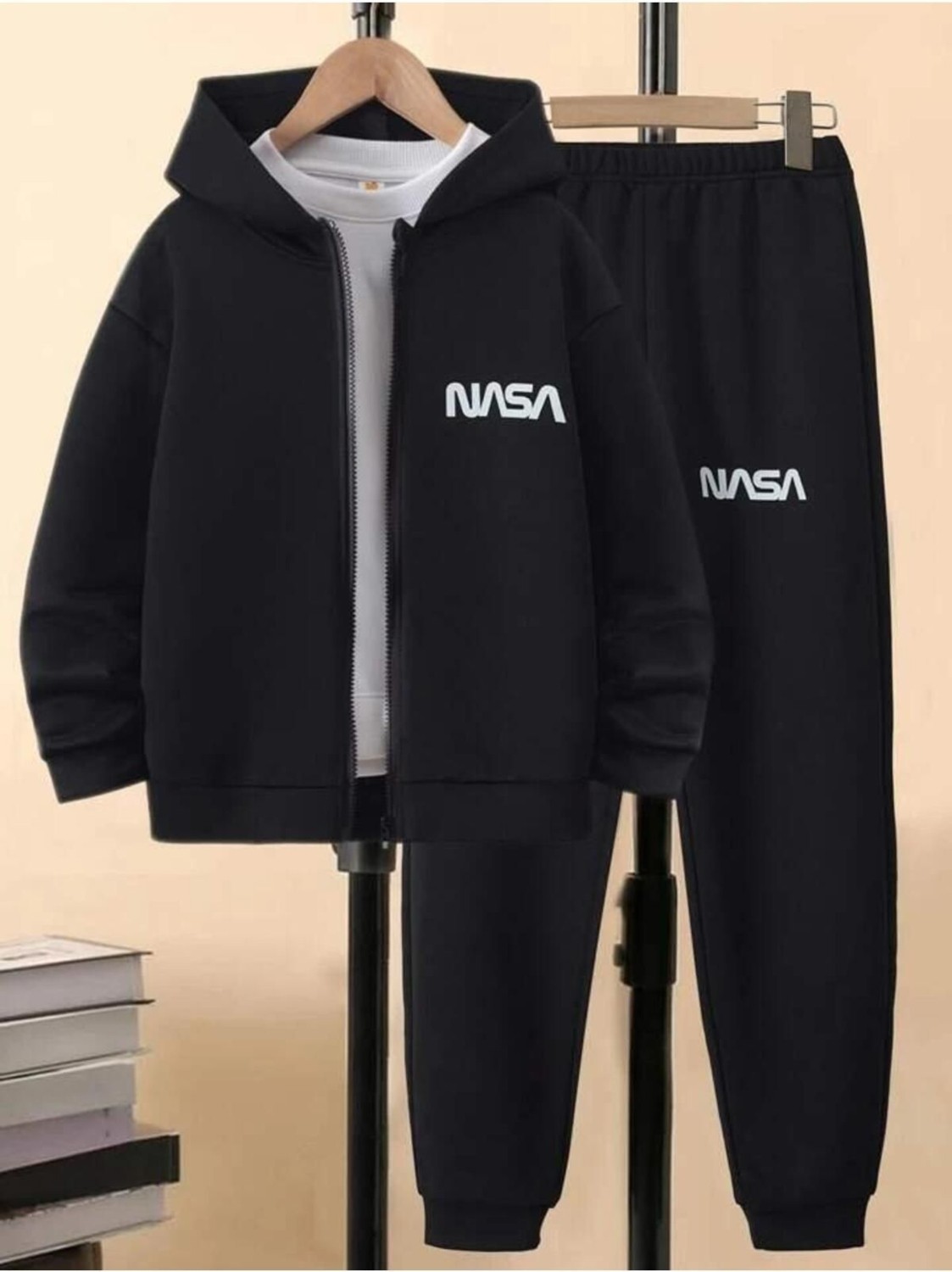 Yoho Sport Unisex Siyah Oversize Nasa Esofman Takımı