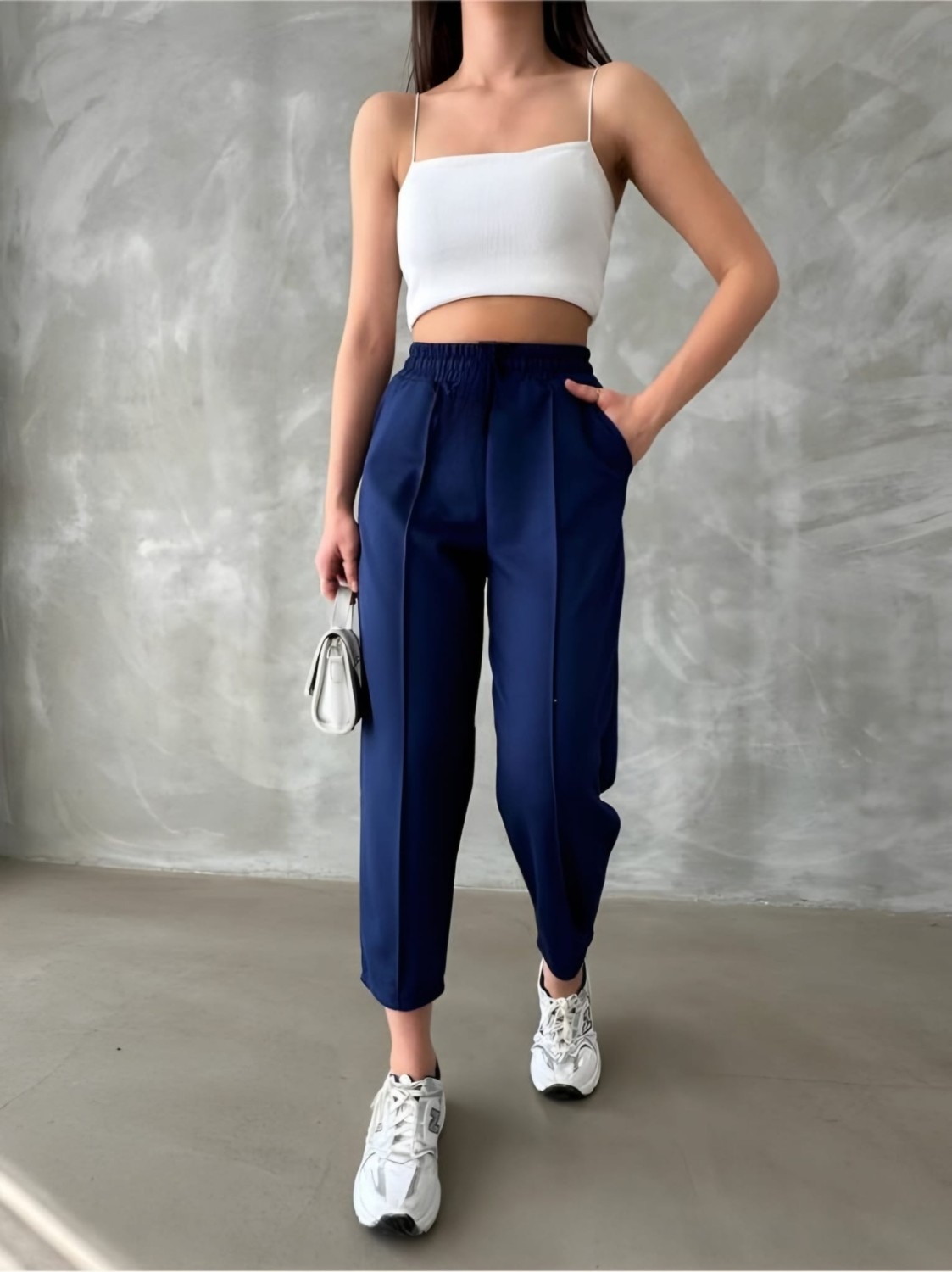 Cng Moda Büyük Beden Modal Modal Kumaş Eşofman Altı görsel 7