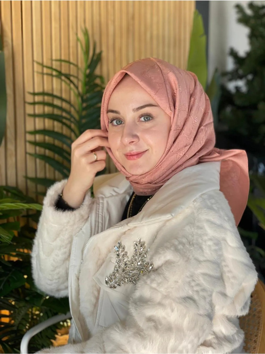 Aker Koza %50 Floush %50 Cotton Eşarp -1050950-04