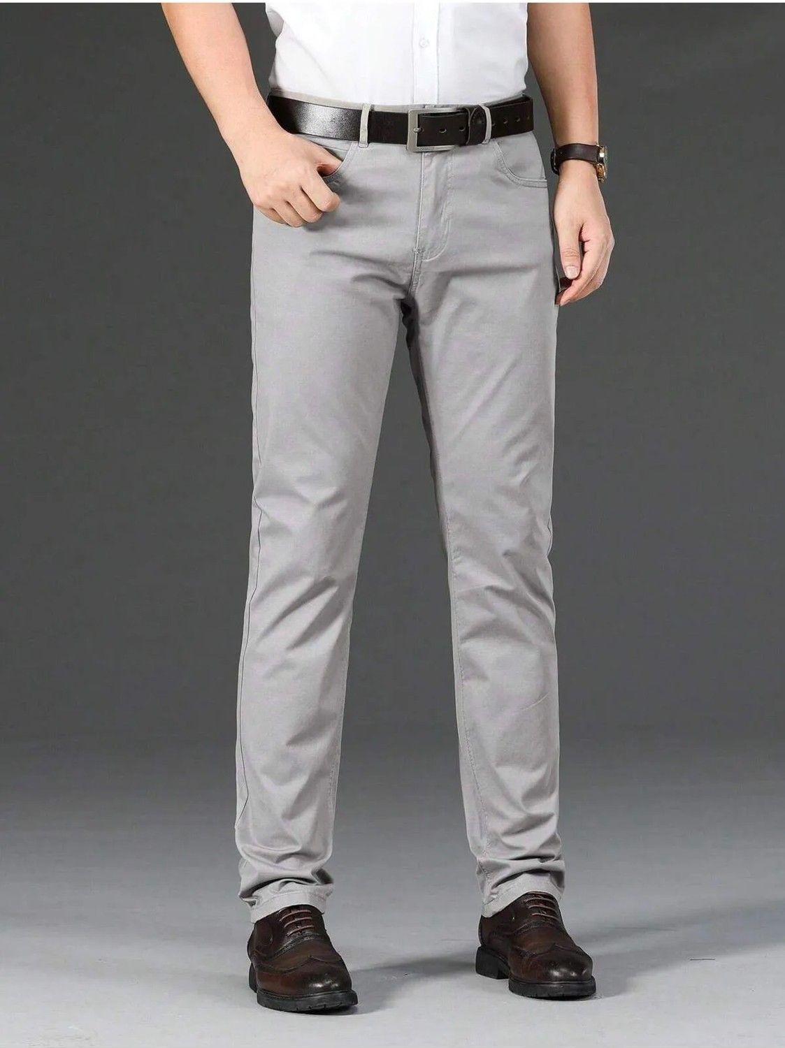 Wkm Erkek Regular Fit Rahat Kesim Non-Denim Kot Pantolon görsel 5