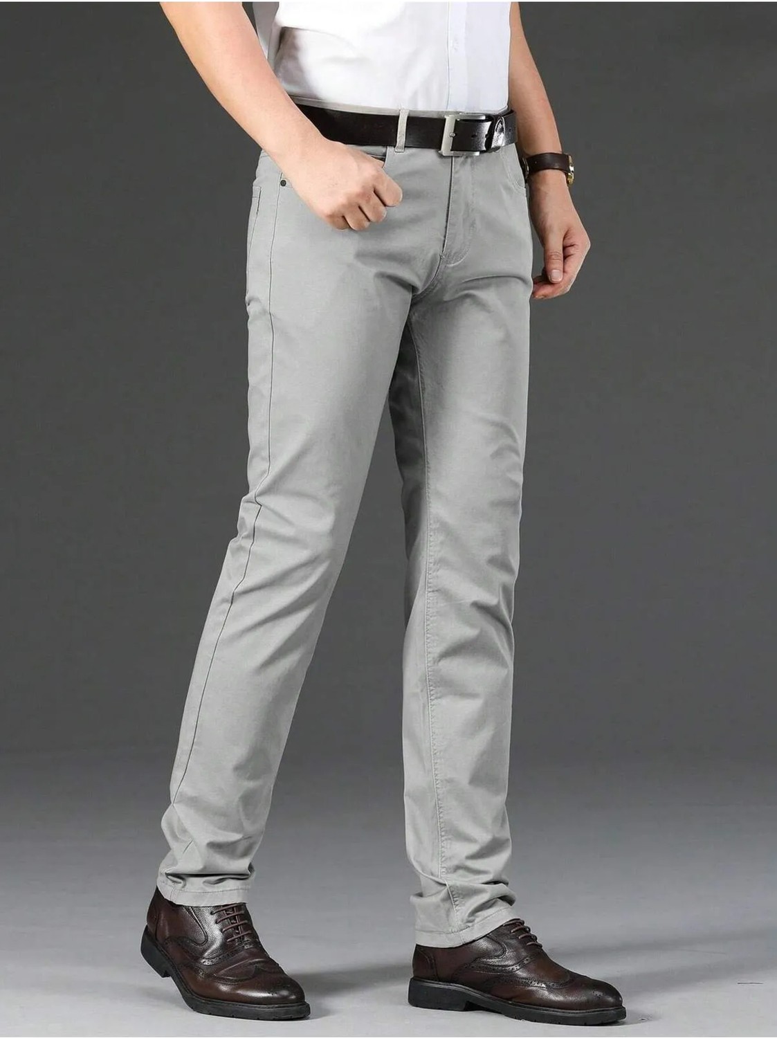Wkm Erkek Regular Fit Rahat Kesim Non-Denim Kot Pantolon görsel 6