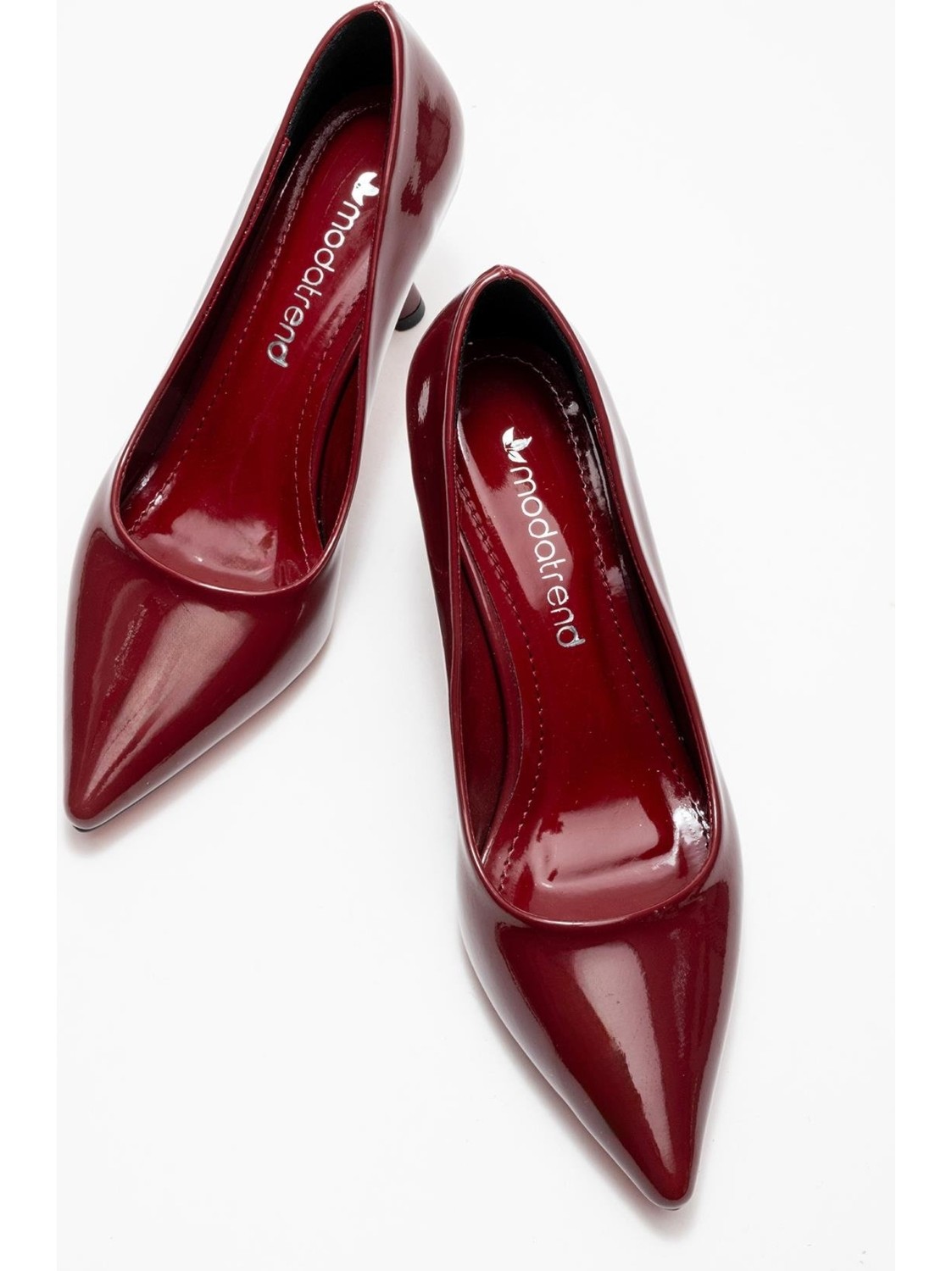 Ccway Kadın Stiletto Ayakkabı; SİYAH CİLT görsel 5
