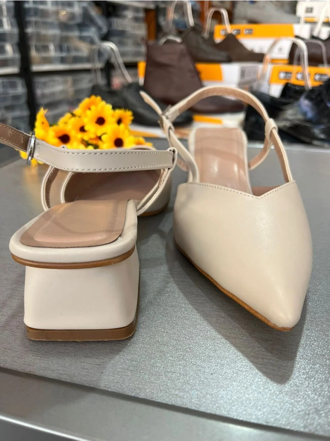 Bitangosu “yellow Art” Bilekten Çift Atkılı Sarı 8,5 cm 13 Pont Kapalı Topuk Tango, Dans ve Salon Ayakkabısı görsel 2