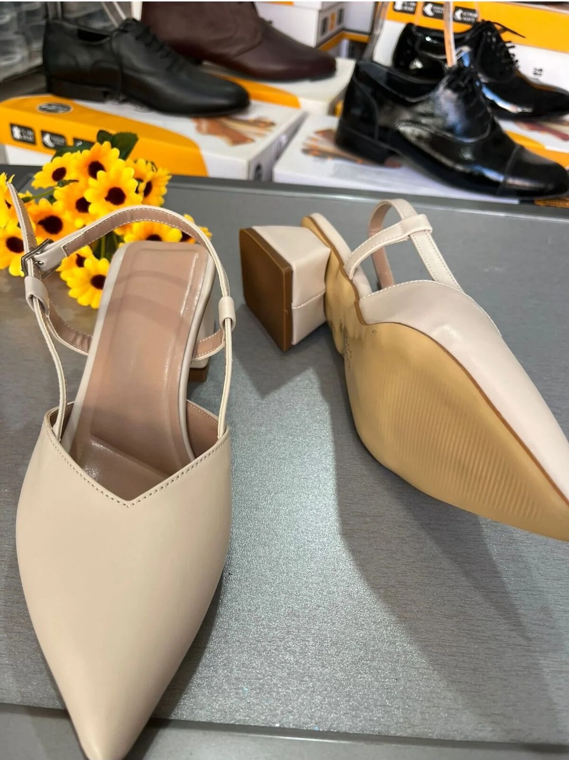 Bitangosu “yellow Art” Bilekten Çift Atkılı Sarı 8,5 cm 13 Pont Kapalı Topuk Tango, Dans ve Salon Ayakkabısı görsel 4