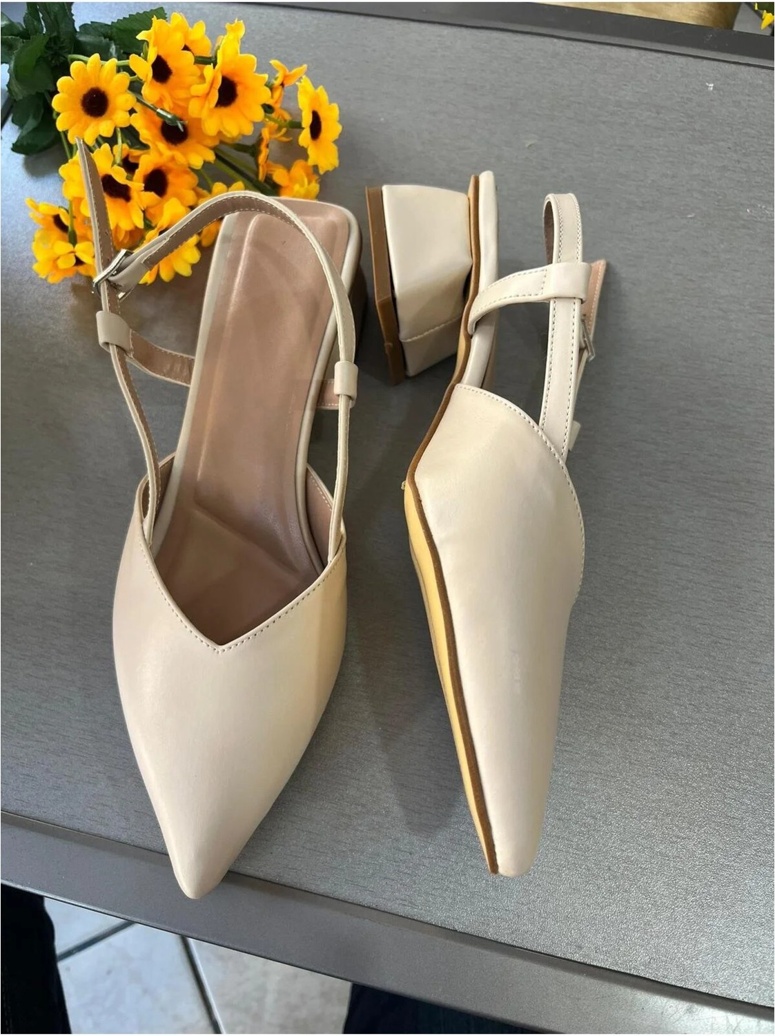Bitangosu “yellow Art” Bilekten Çift Atkılı Sarı 8,5 cm 13 Pont Kapalı Topuk Tango, Dans ve Salon Ayakkabısı görsel 5