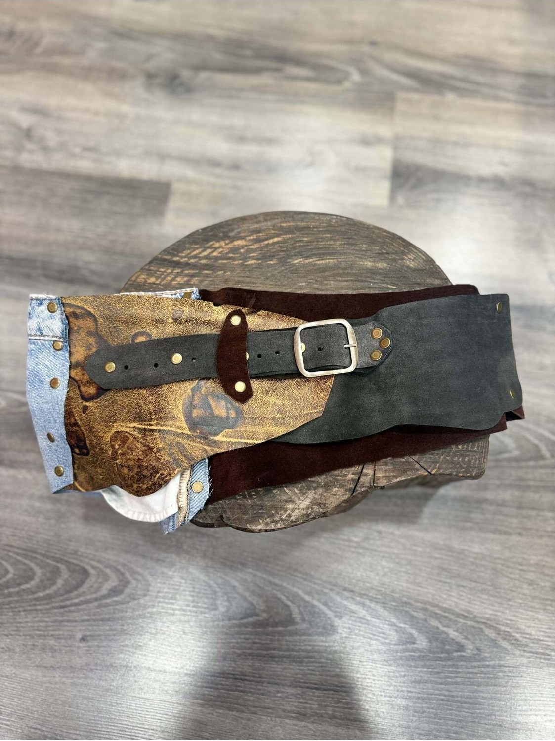 Yılday Gür Butik Wildhorse Denim & Hakiki Deri El Yapımı Western Kemer