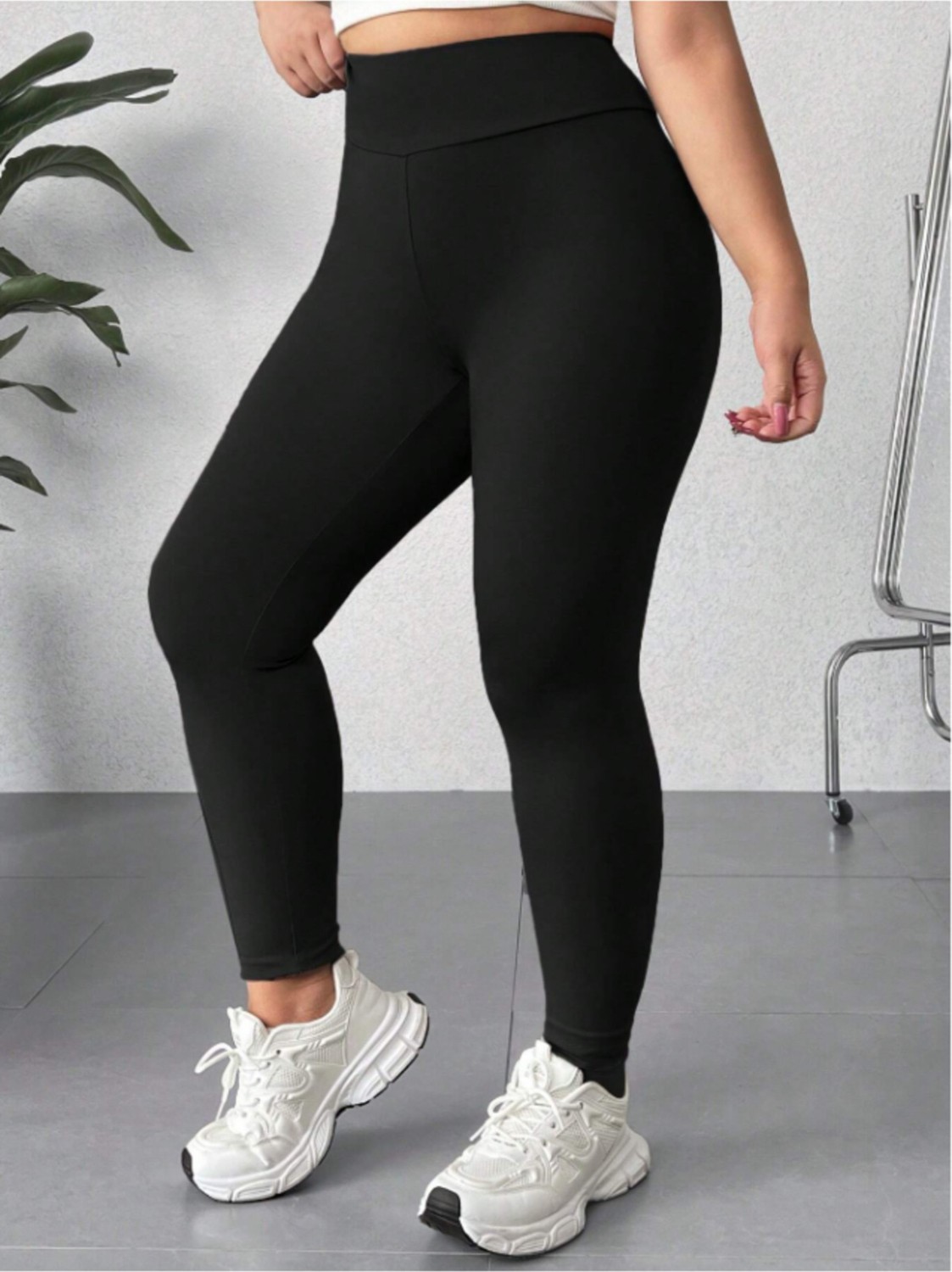 Lesa Wear Büyük Beden Yüksek Bel Toparlayıcı ve Sıkılaştırıcı Tayt, Büyük Beden Spor Tayt görsel 5