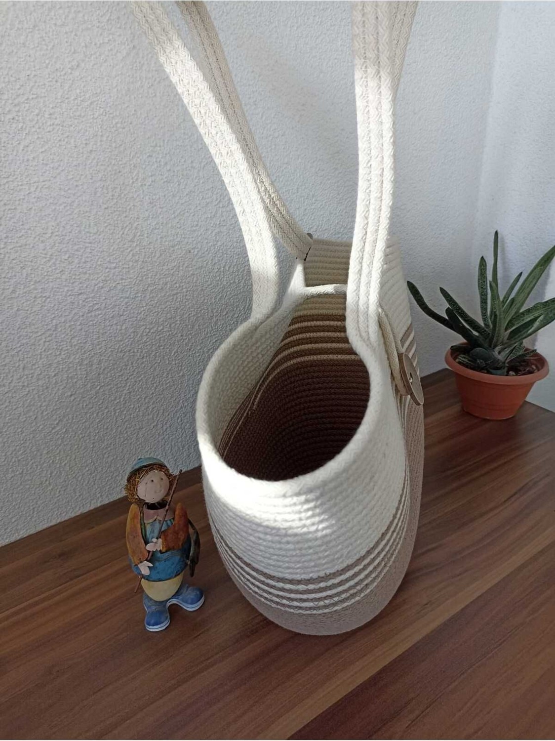 Naspar Plaj Çantası / El Yapımı Kol Çantası / Omuz Çantası görsel 4