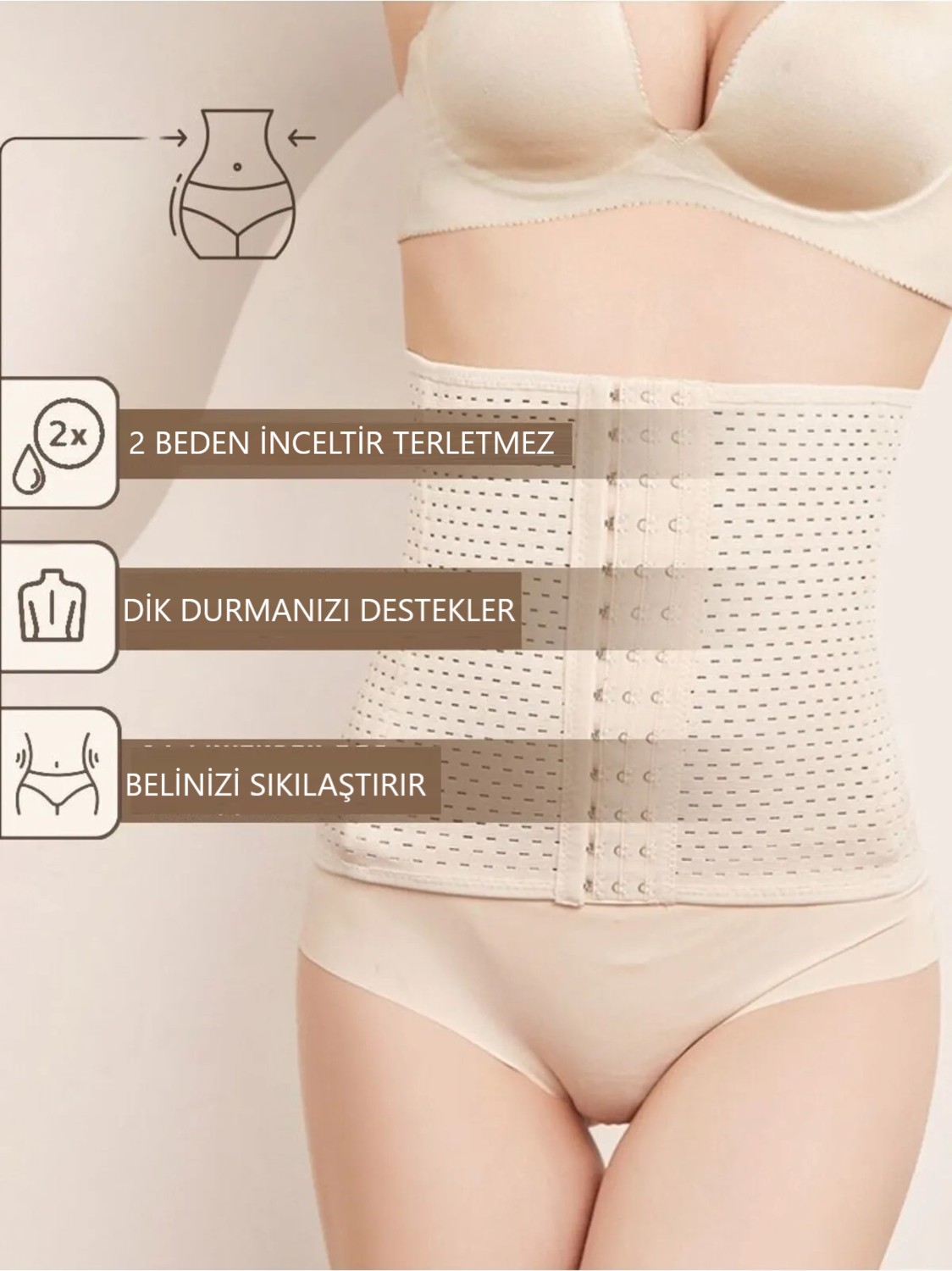 Mistirik Ulyana Model Lohusa Korse Doğum Sonrası Sıkılaştırıcı Etkili Korse görsel 8