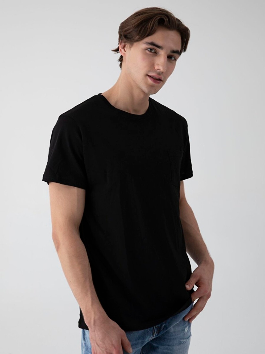 LTB NOCOHO Erkek cepli Kısa Kol T-Shirt 1225841816089 görsel 5