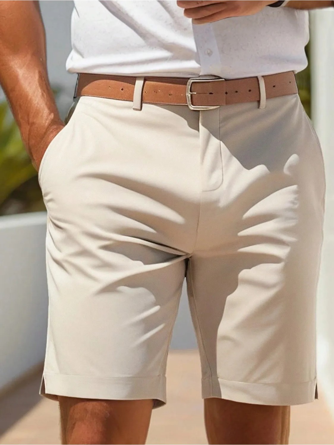 Wkm Regular Fit Chino Şort görsel 8