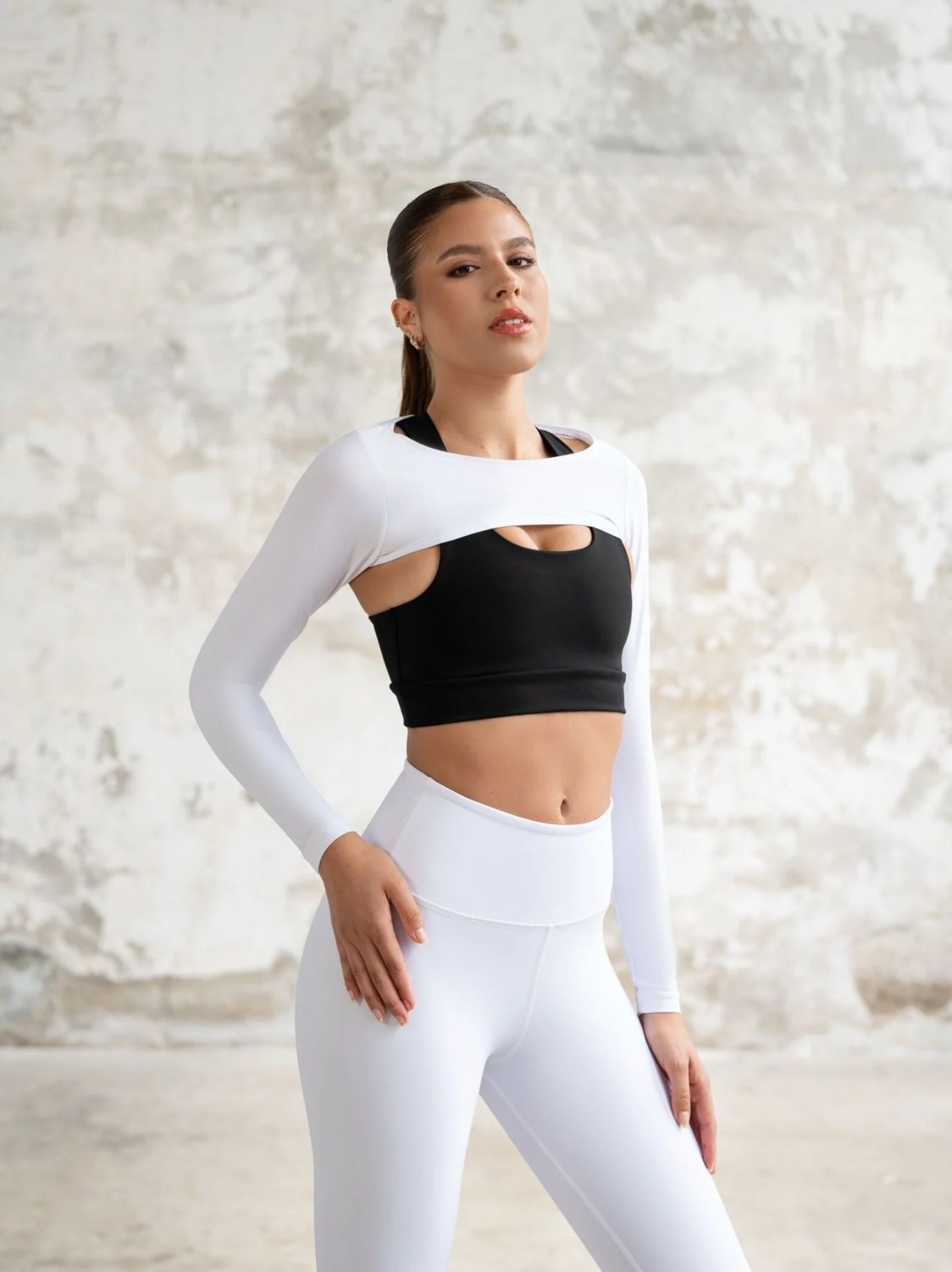 Lismina Beyaz Spor Bolero görsel 3