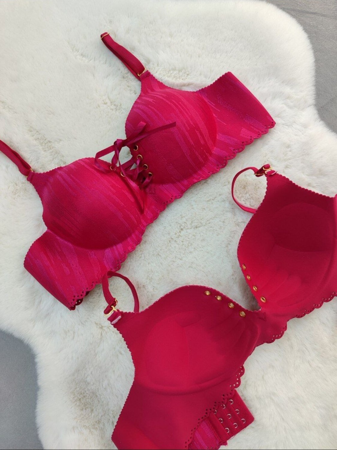 Love Angels Lazer Kesim Dikişsiz Sütyen, Dolgulu Iz Yapmaz Balensiz Önden Bağalama Detaylı Sütyen görsel 3