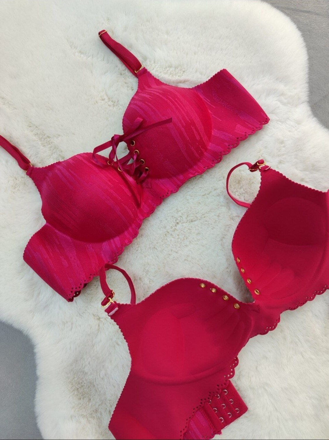 Love Angels Lazer Kesim Dikişsiz Sütyen, Dolgulu Iz Yapmaz Balensiz Önden Bağalama Detaylı Sütyen görsel 4