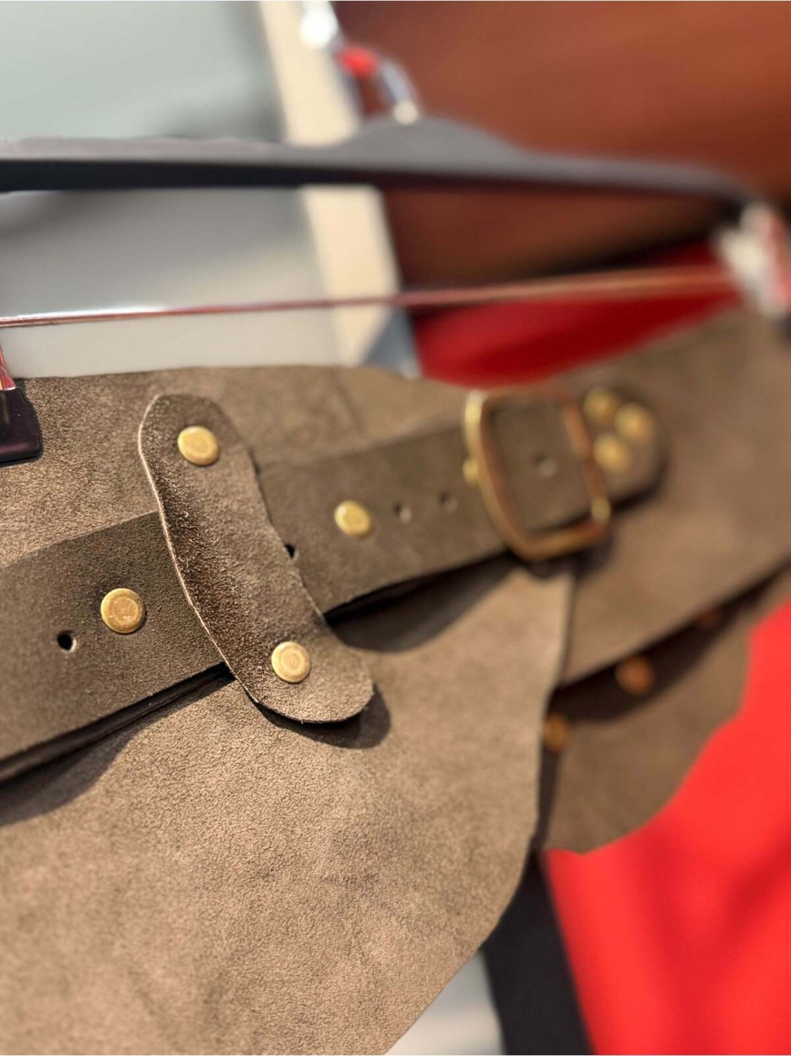 Yılday Gür Butik Clyde El Yapımı Nubuk Tasarım Kemer görsel 4