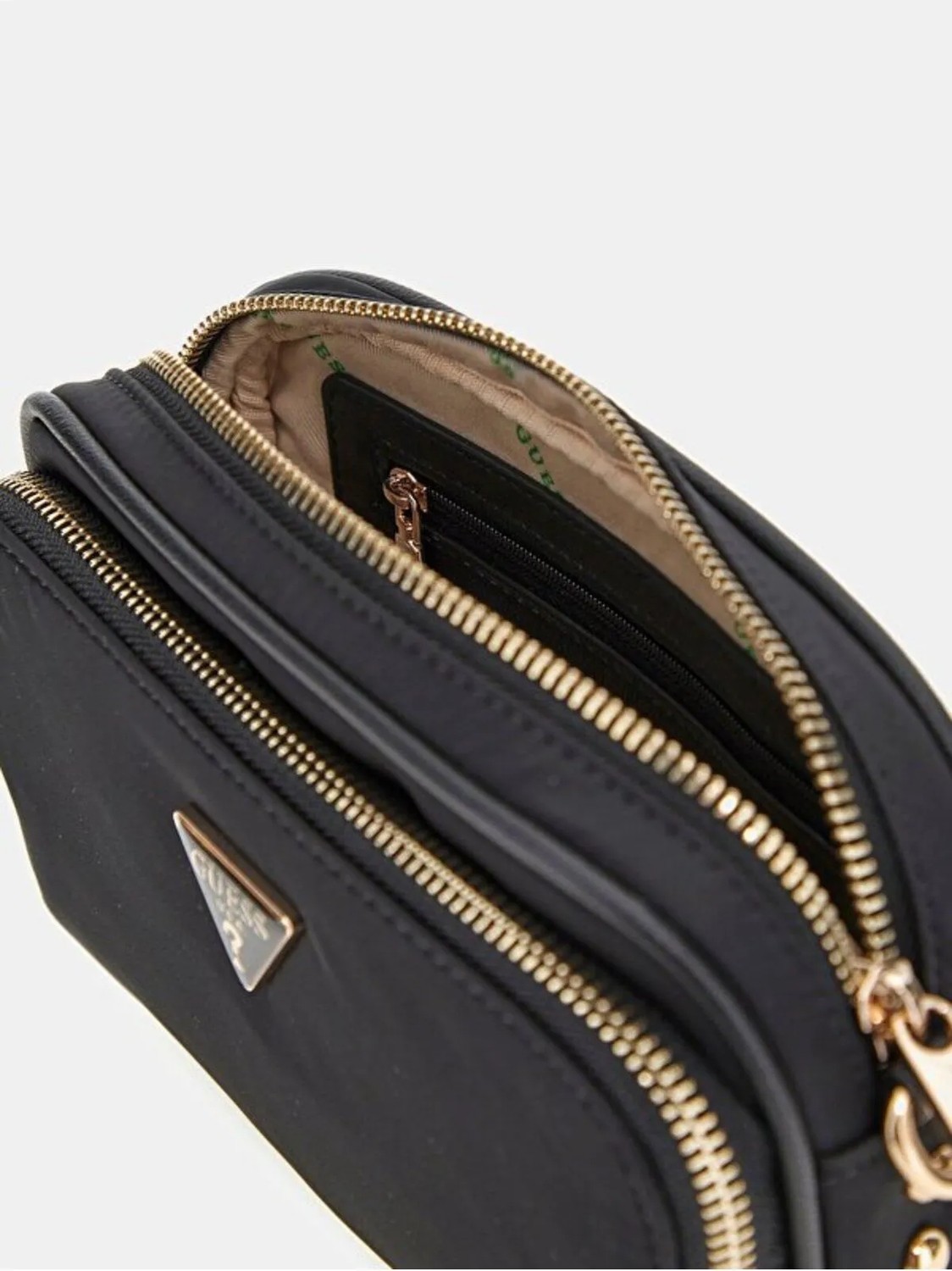 Guess Gemma Saffiano Mini Omuz Çantası Siyah Poliüretan Malzeme İle Şık Ve Ergonomik Tasarım görsel 7