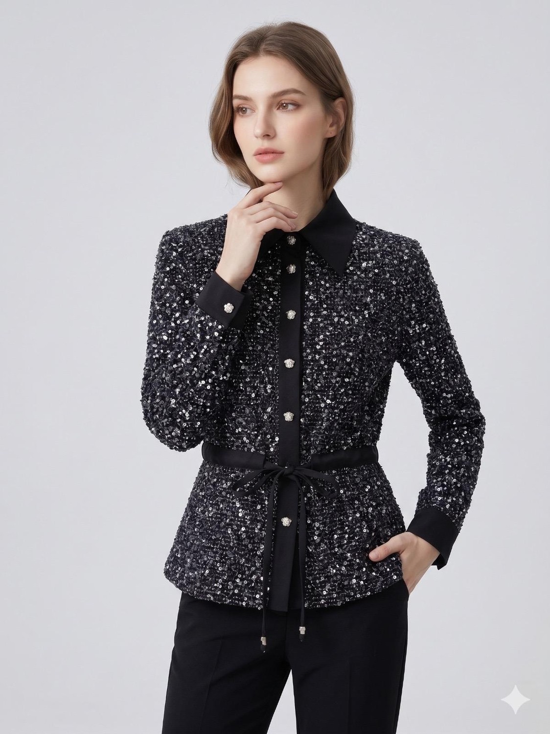 Moda İlgi Modailgi Pul Işlemeli Tunik 15104