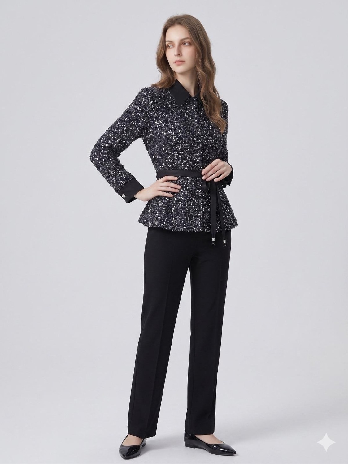 Moda İlgi Modailgi Pul Işlemeli Tunik 15104 görsel 2
