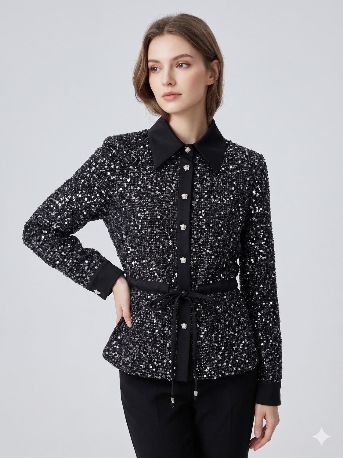 Moda İlgi Modailgi Pul Işlemeli Tunik 15104 görsel 4
