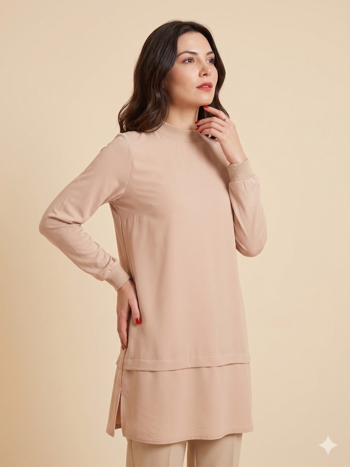 Centilmen Ghisa Lastik Yakalı Tunik 4761 görsel 2