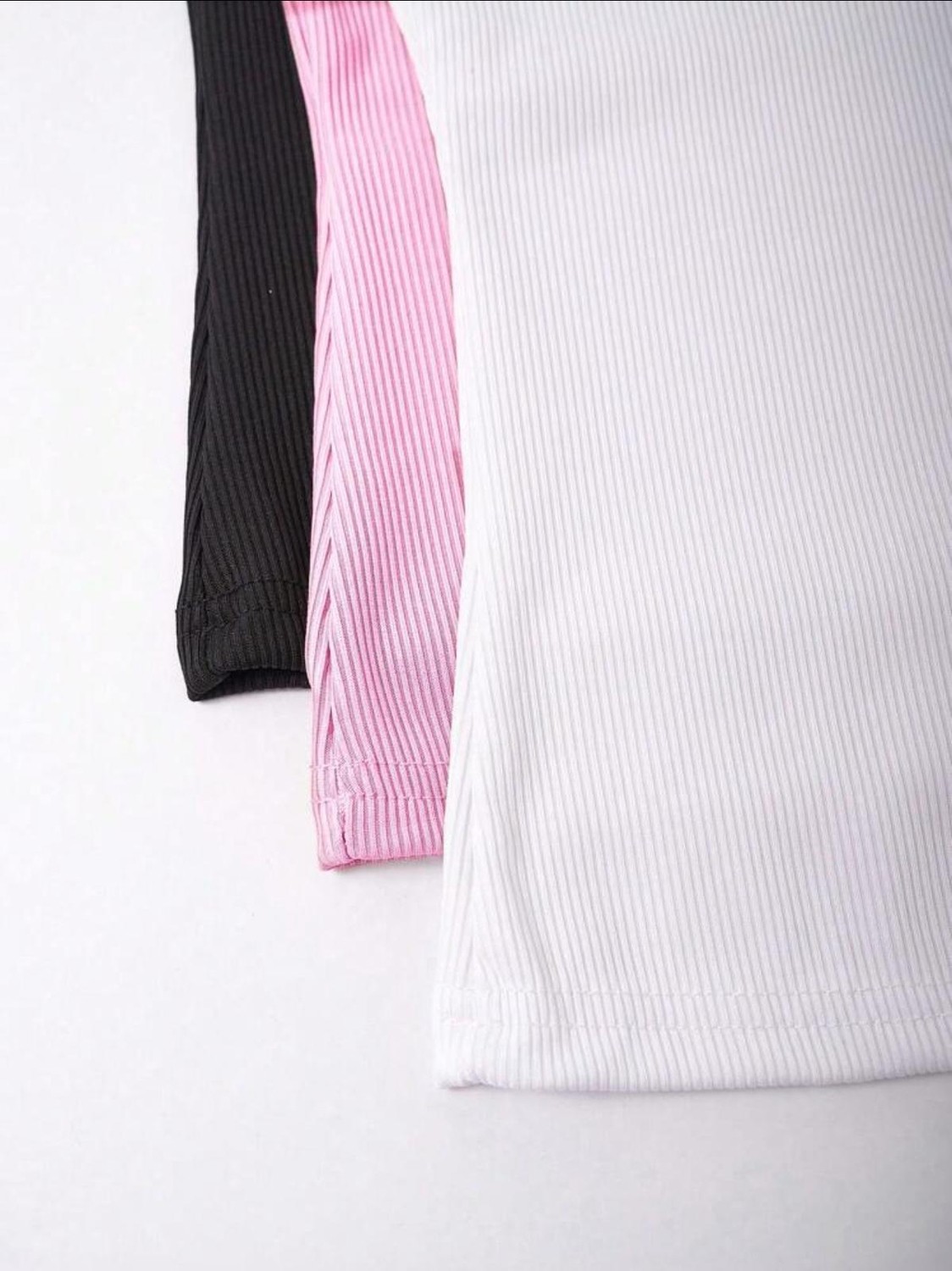 New Orginal NEWORGINAL Kadın 3'lü Set Halter Yaka Esnek Atlet Bluz %100 Pamuk Dar Kalıp görsel 4