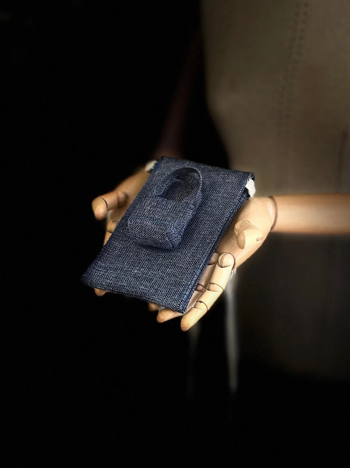 Ggart Handmade Meadov Nakış Işlemeli Keten Telefon Çantası, Telefon Kılıfı V46