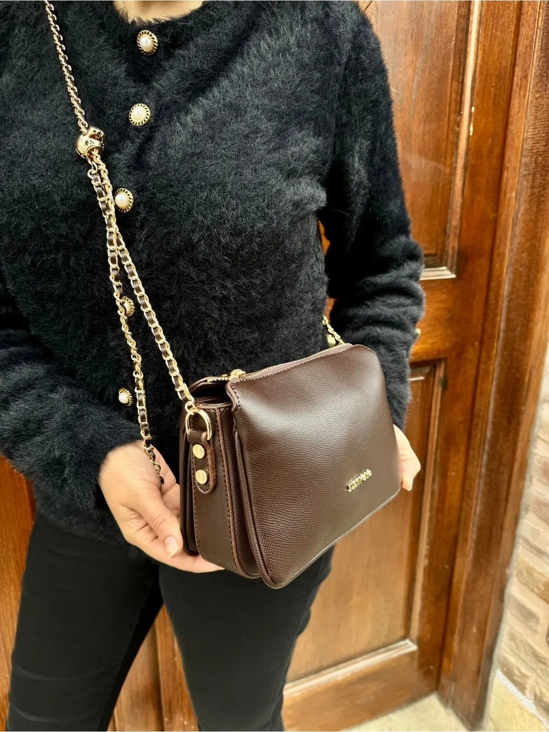 Just Polo Kadın Zincir Askılı Günlük ve Özel Kullanıma Uygun Şık Tasarımlı Omuz & Çapraz Çanta Shoulder Bag görsel 6