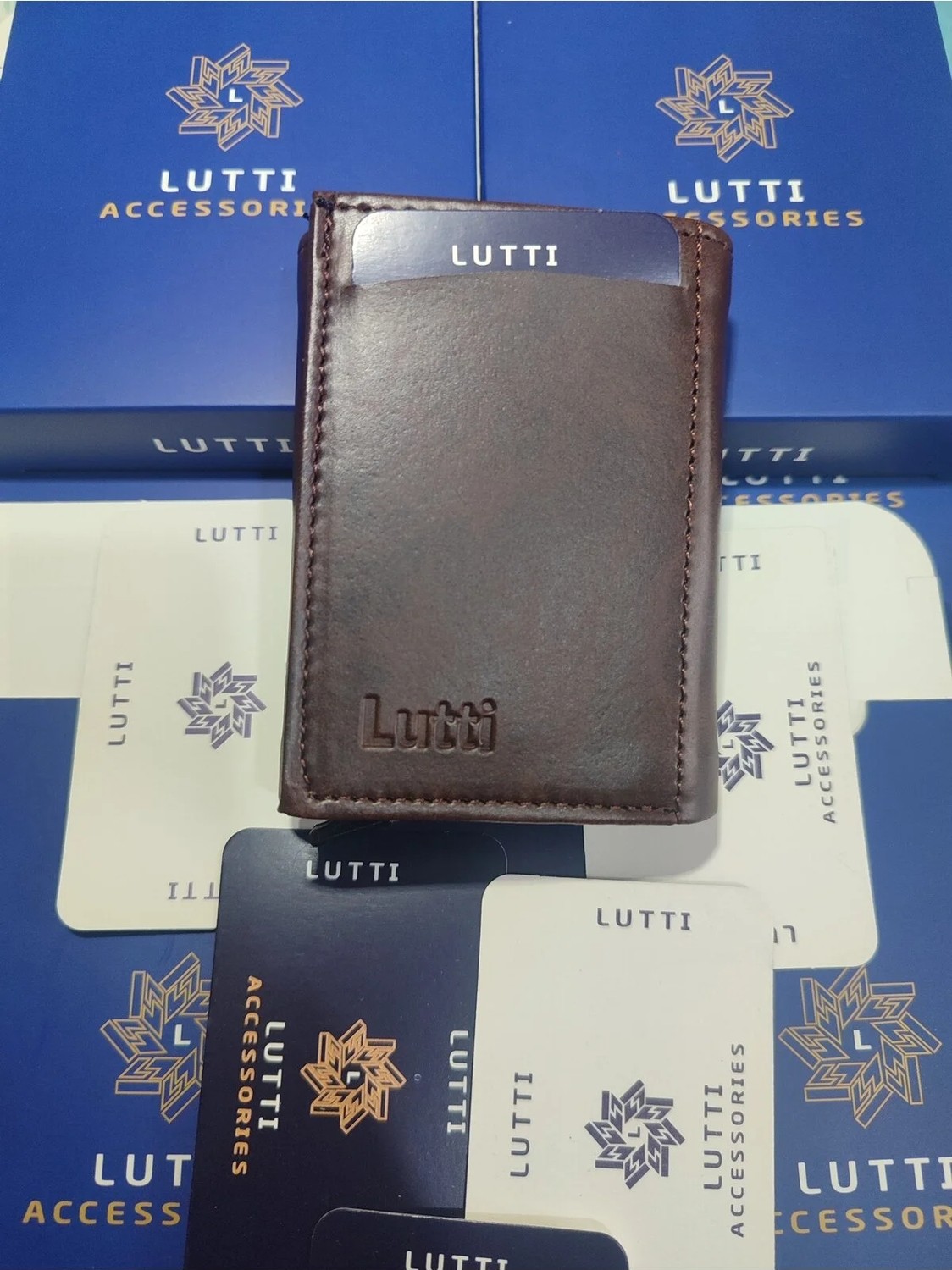 Lutti Crazy Deri Tipi Mekanizmalı Kartlık Cüzdan görsel 4