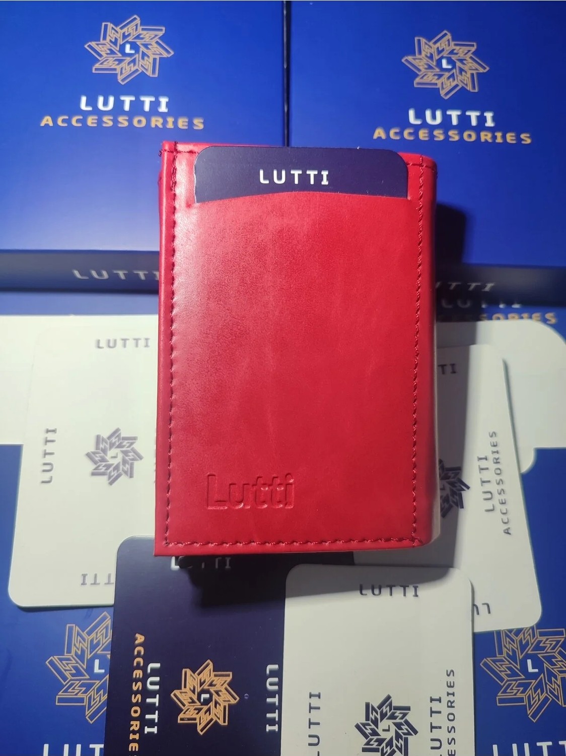 Lutti Crazy Deri Tipi Mekanizmalı Kartlık Cüzdan